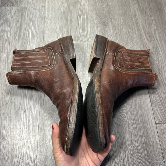 Mens Cole Haan Chelsea Boots Sz 9 M Used Brown Leather C05564 Casual main image 5